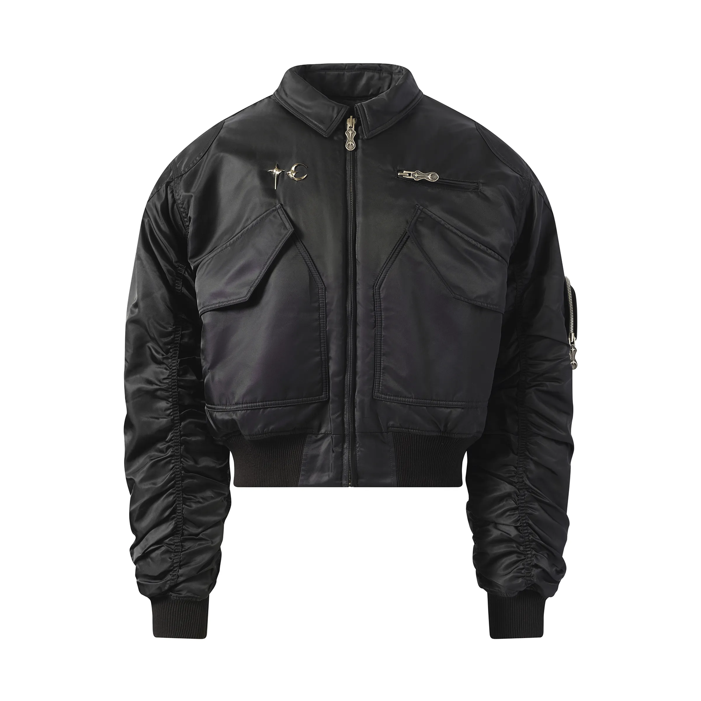 a bird wants to fly high Jacket in Black