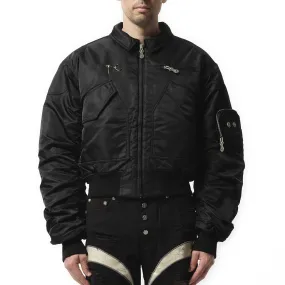 a bird wants to fly high Jacket in Black