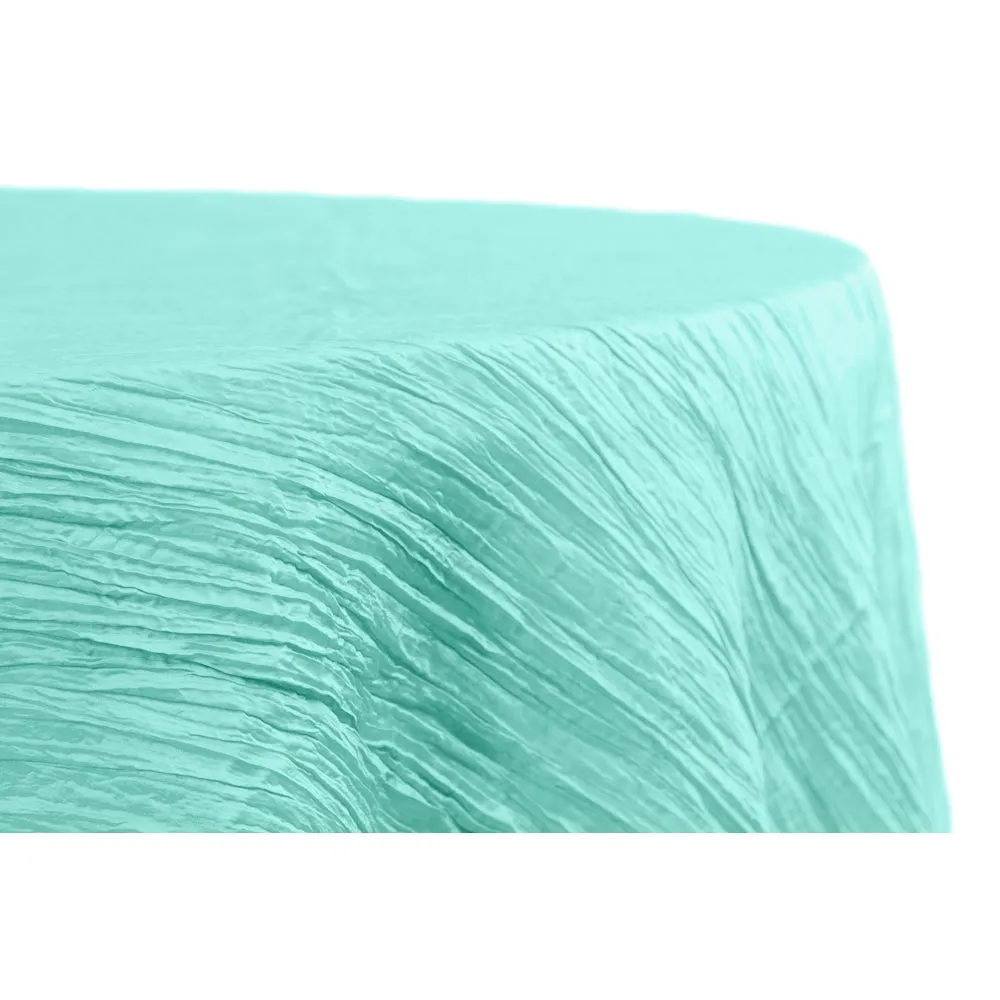 Accordion Crinkle Taffeta 132" Round Tablecloth - Alpha Cotton