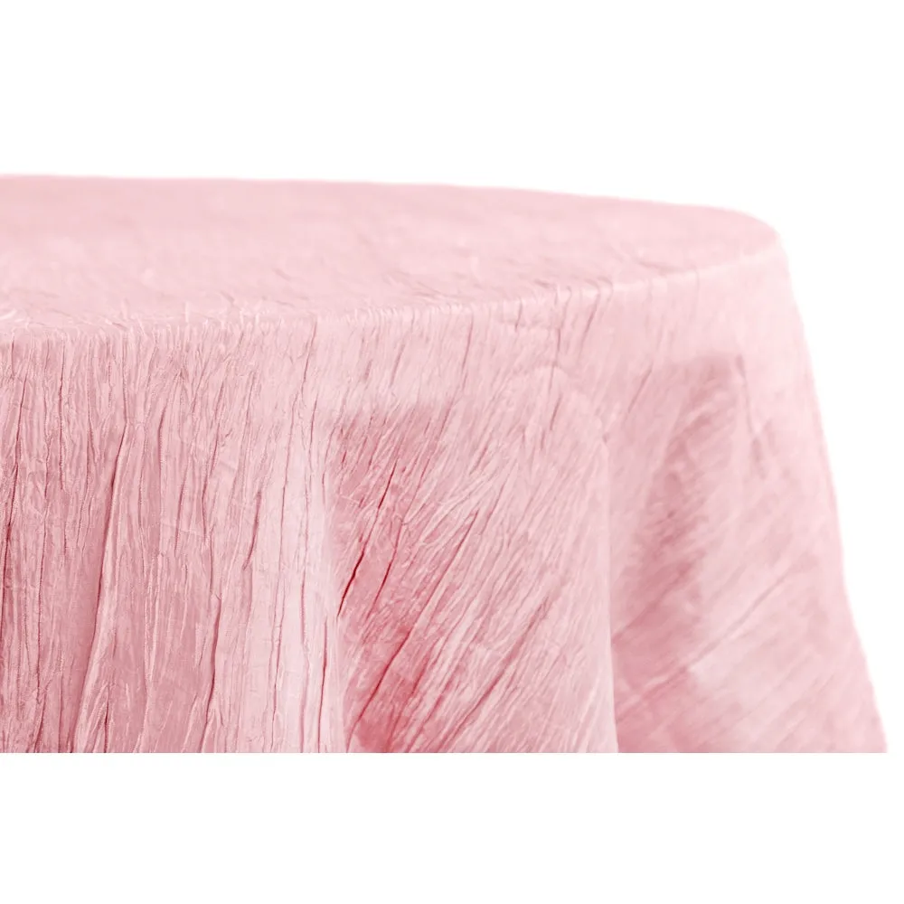 Accordion Crinkle Taffeta 132" Round Tablecloth - Alpha Cotton