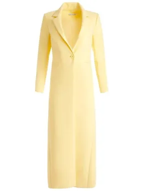 Alice   Olivia Macey Long Blazer in Butter