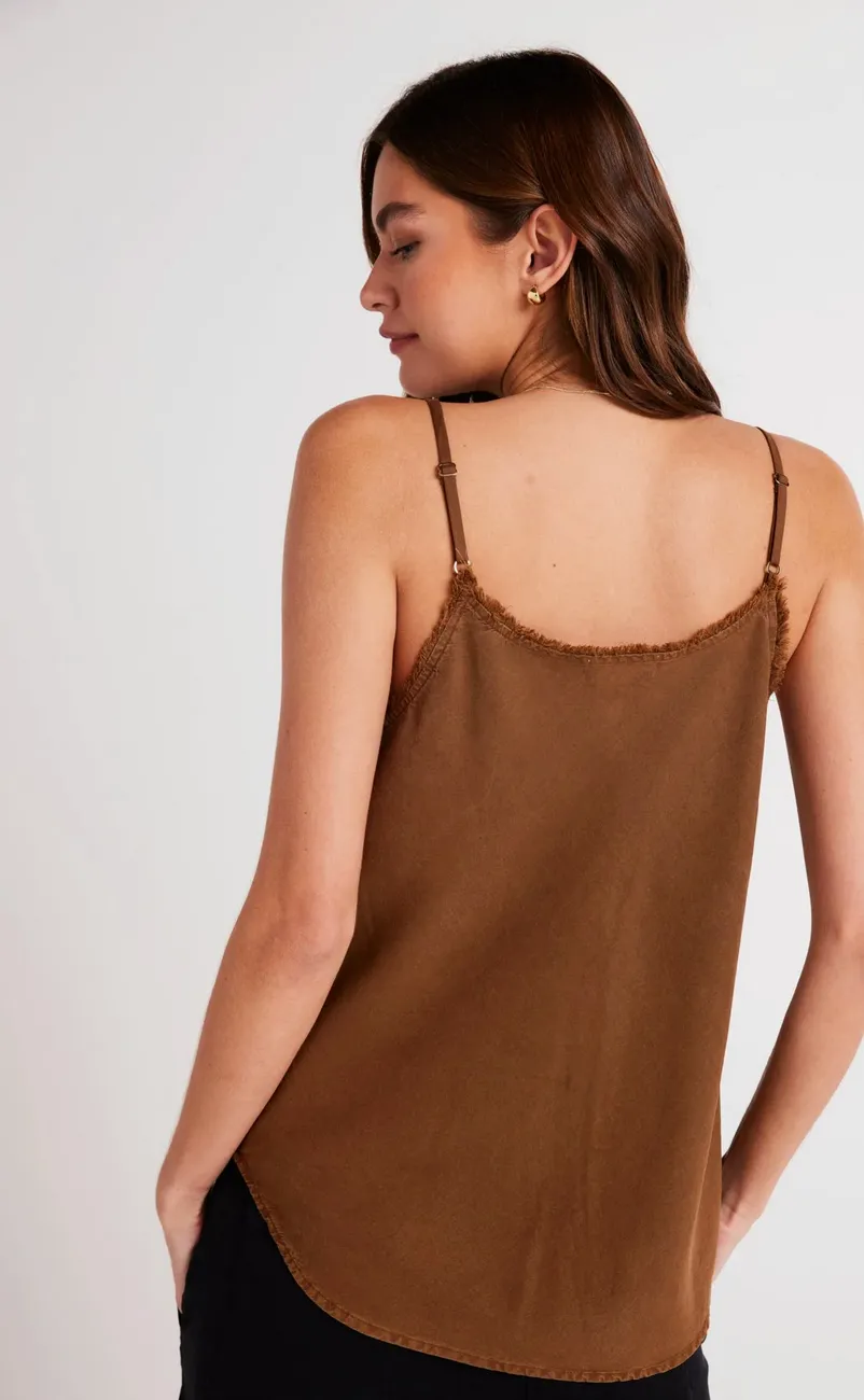 Bella Dahl frayed Cami / Twilight Gold