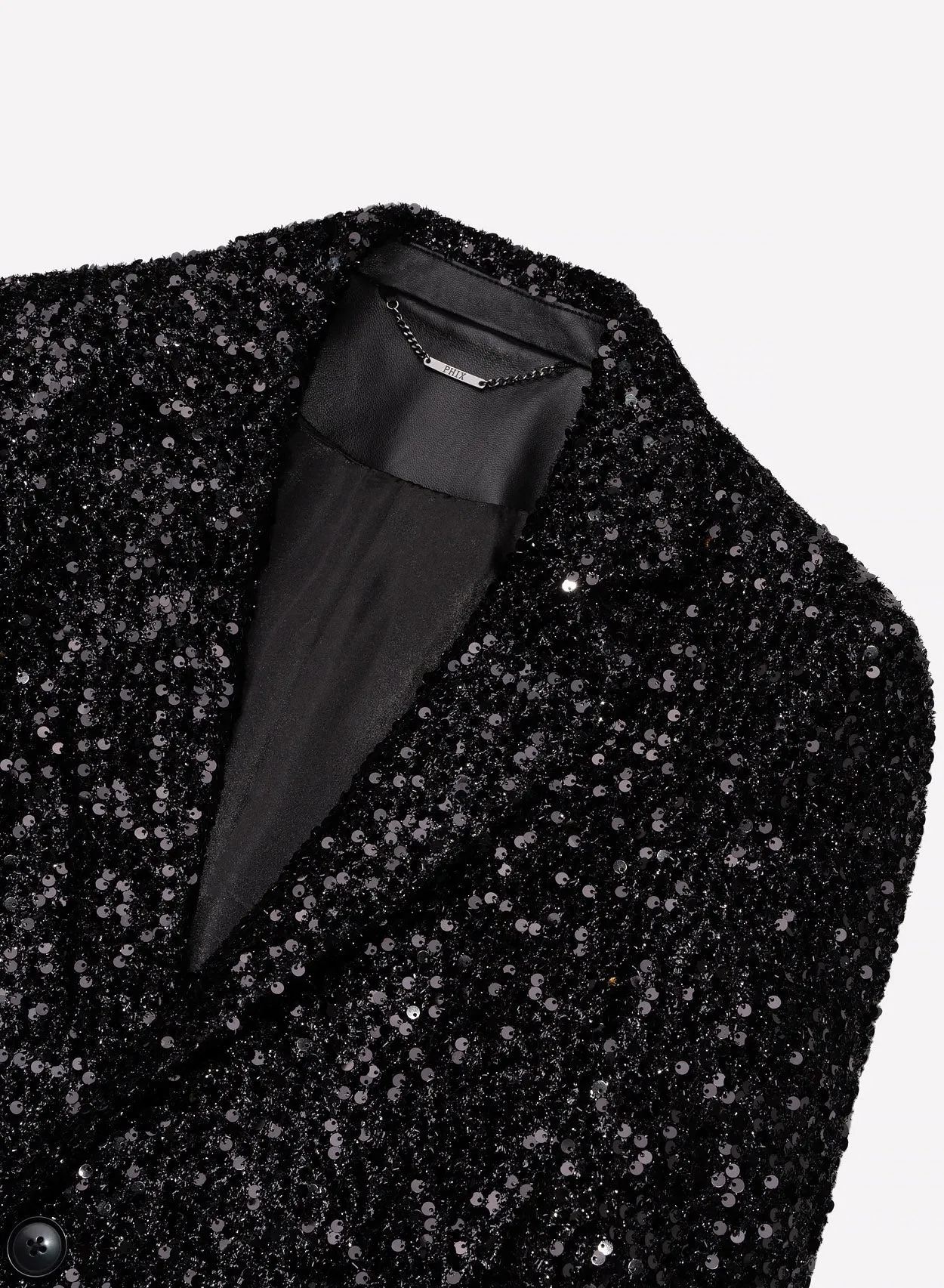 Black Sequin Blazer