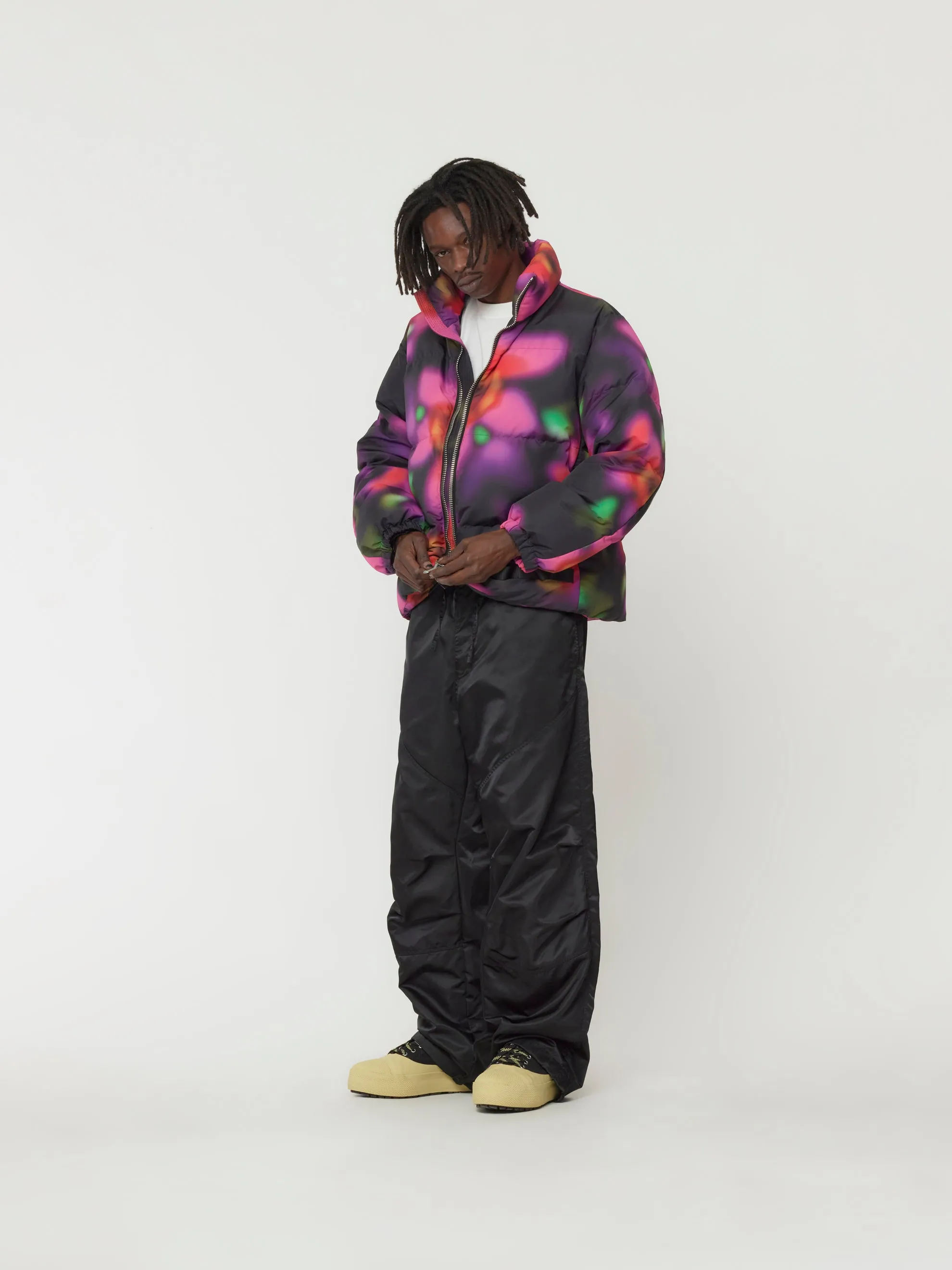 BLURRED TRACE JACKET (Berry)