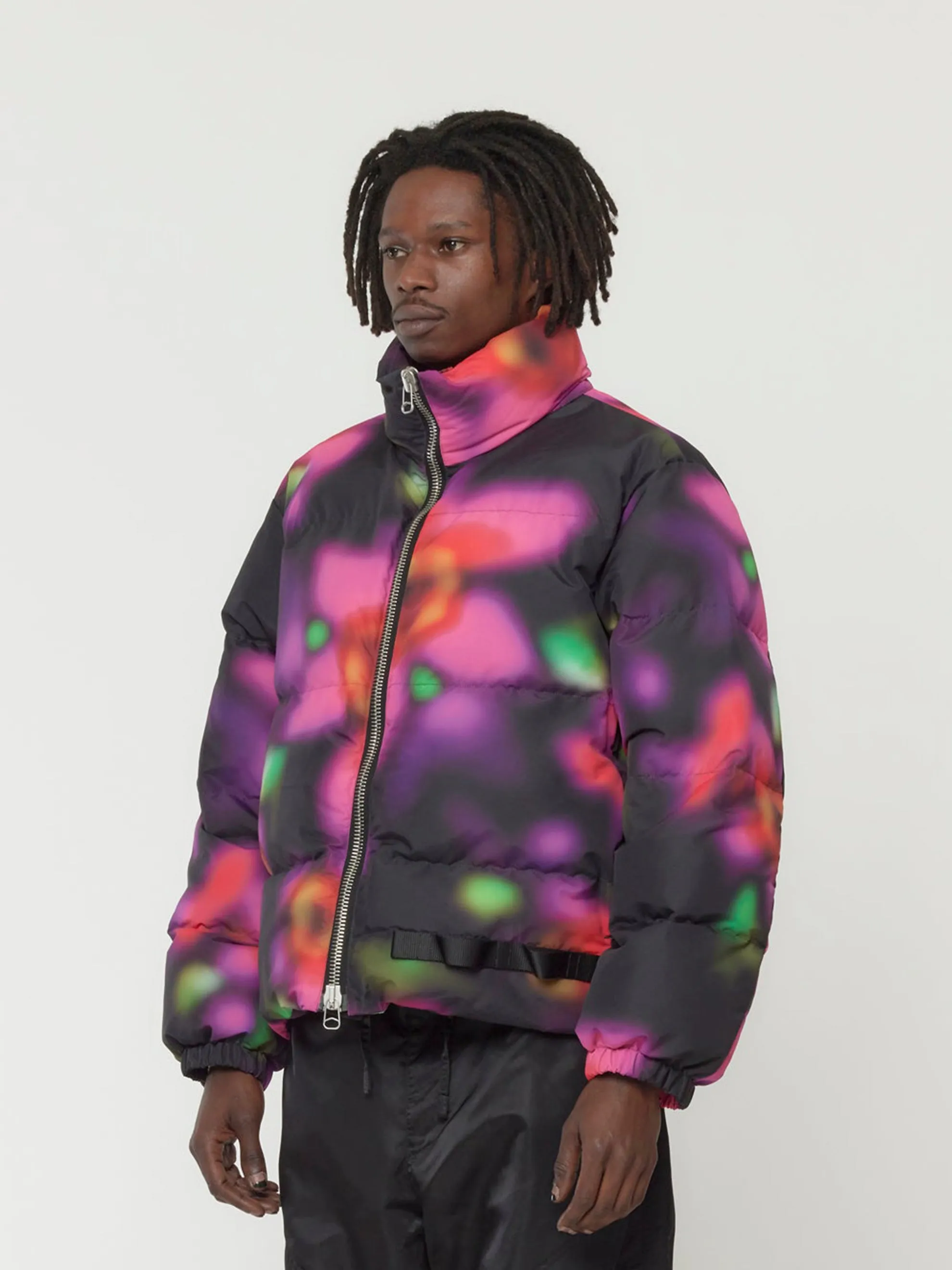 BLURRED TRACE JACKET (Berry)