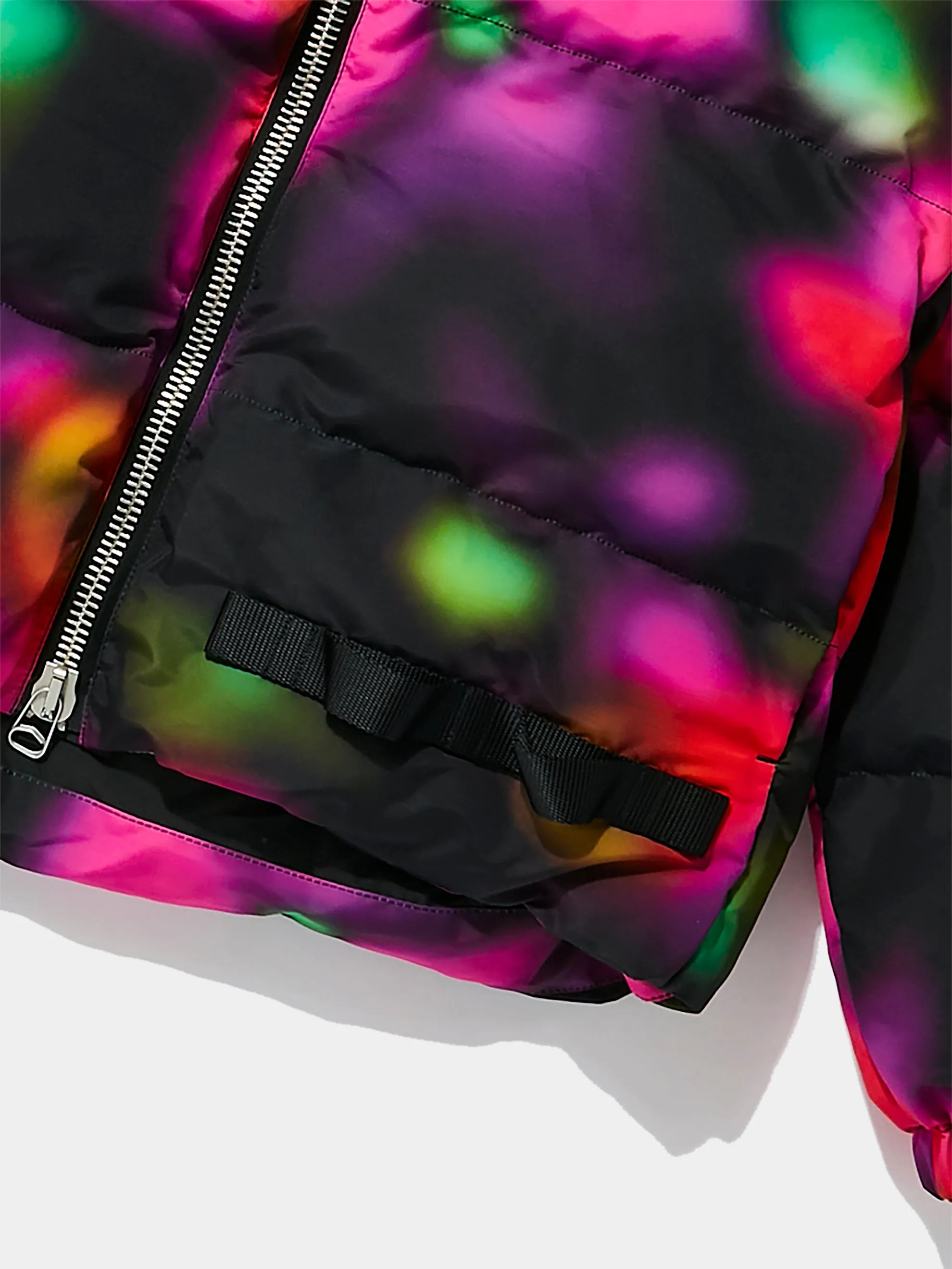 BLURRED TRACE JACKET (Berry)