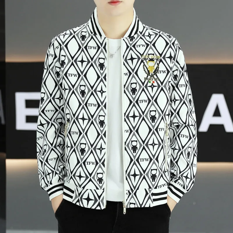 Cairo Patterned Zip-Up Jacket