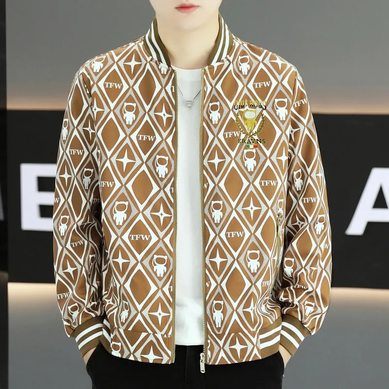 Cairo Patterned Zip-Up Jacket