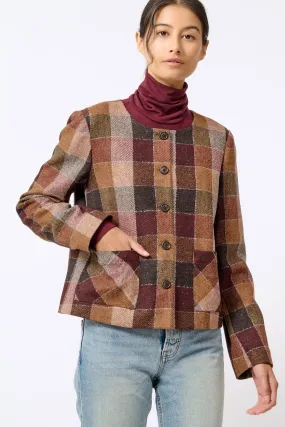 Caroline Patch Pocket Blazer - Patchwork