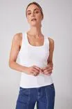 Ceres Life Core Organic Scoop Tank White