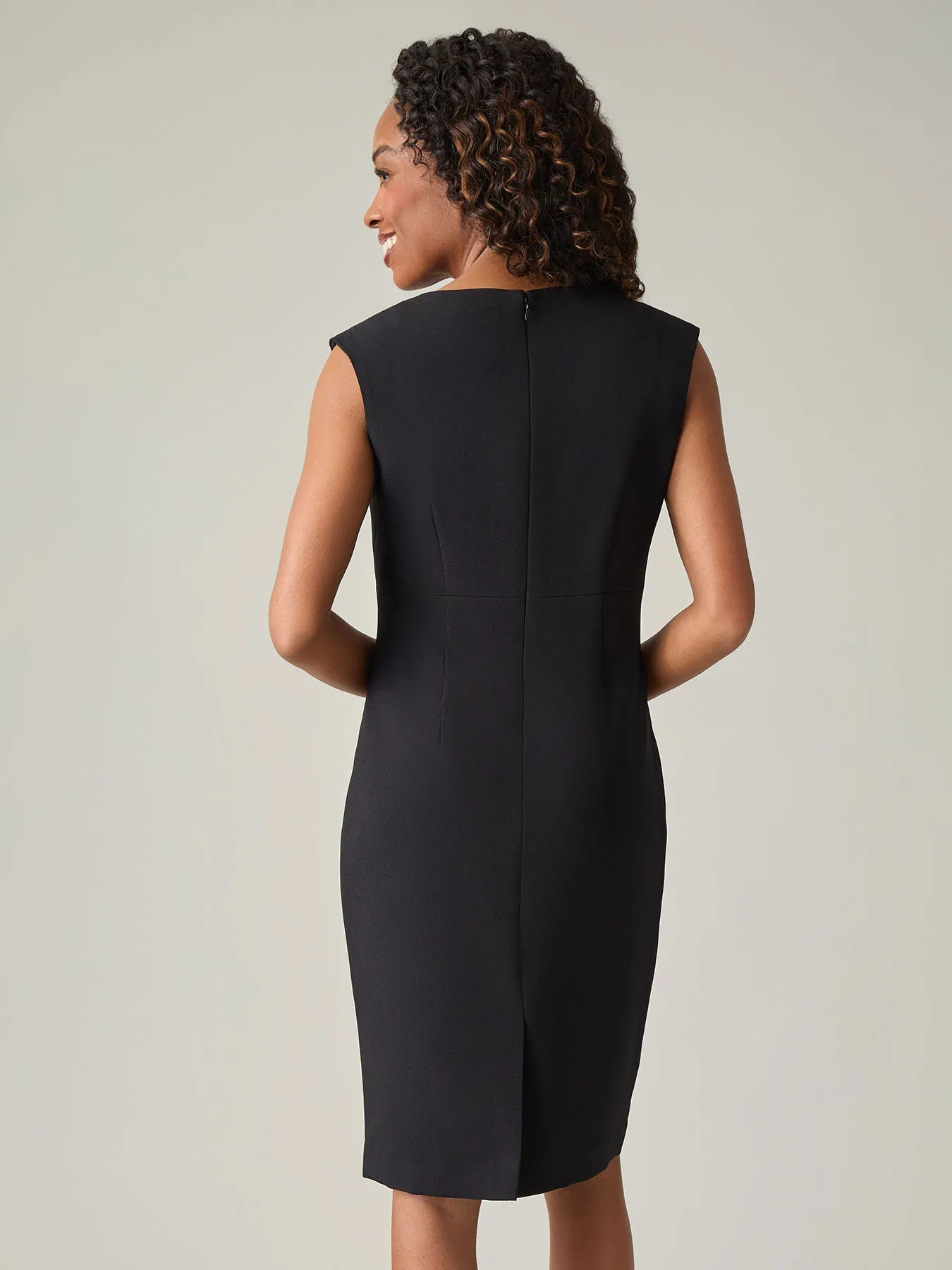 Charlotte Dress, Iconic Stretch Crepe