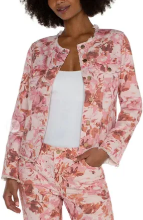 Classic Jean Jacket Fray Hem