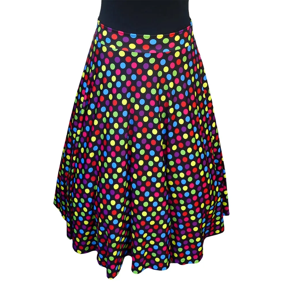 Confetti Swishy Skirt With Pockets