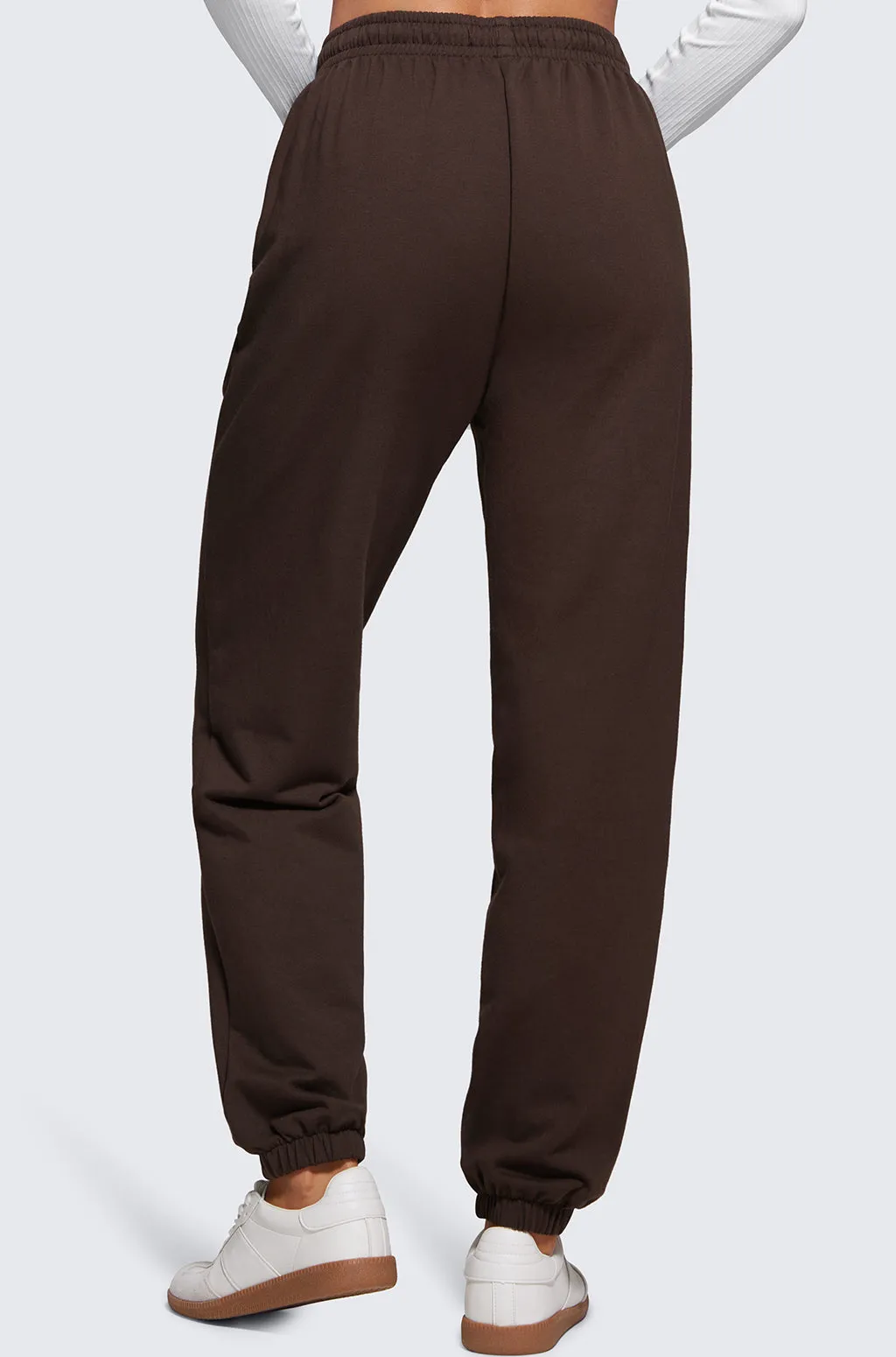 Cotton Fleece Joggers with Pockets 28"