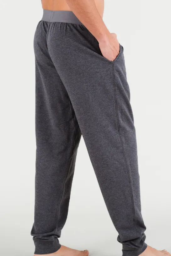 Dark Heather Lounge Pants in Pima Cotton
