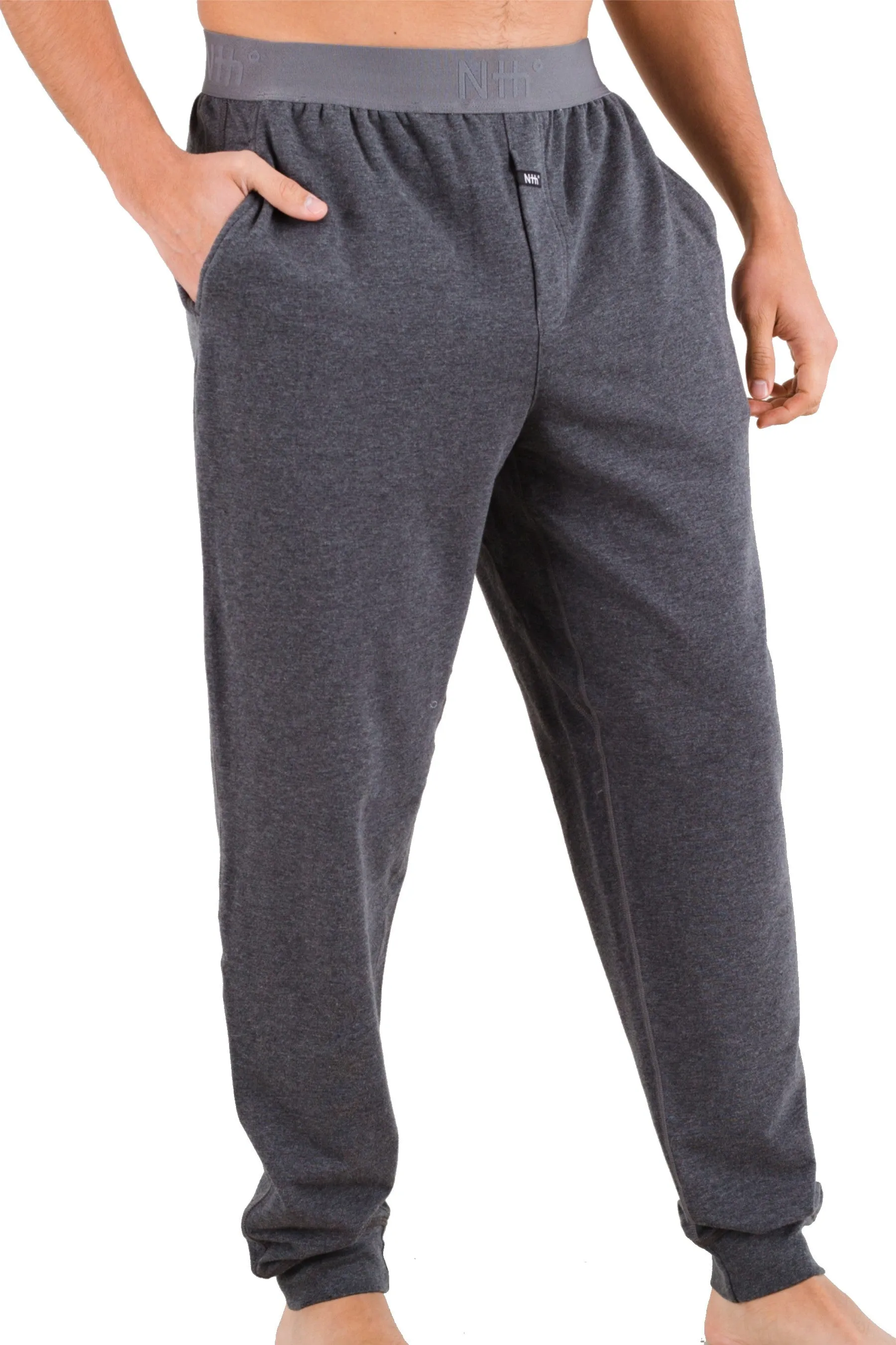 Dark Heather Lounge Pants in Pima Cotton