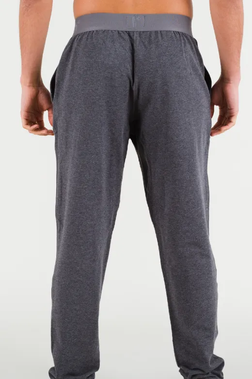 Dark Heather Lounge Pants in Pima Cotton
