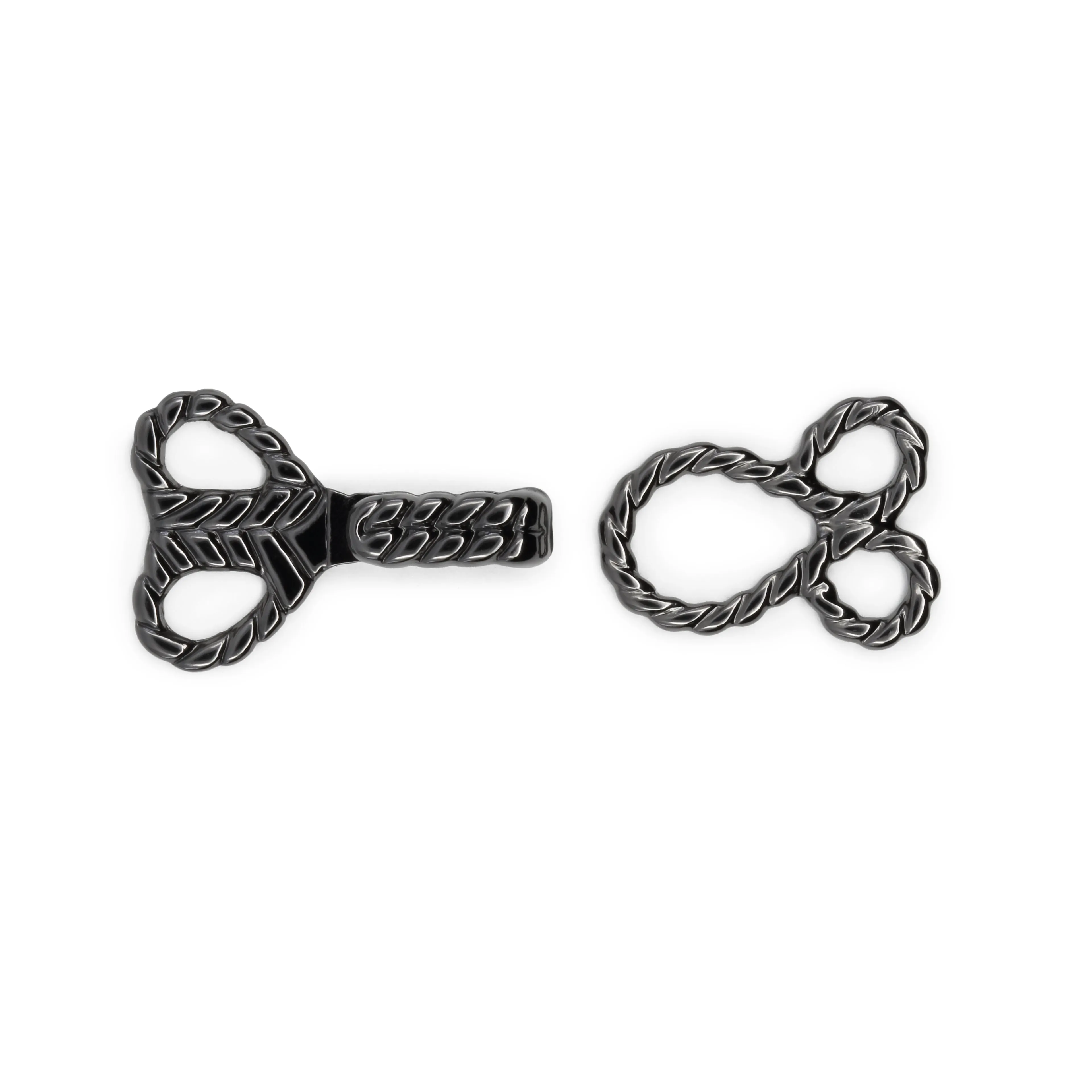 Decorative Hooks & Eyes, 2 Sets
