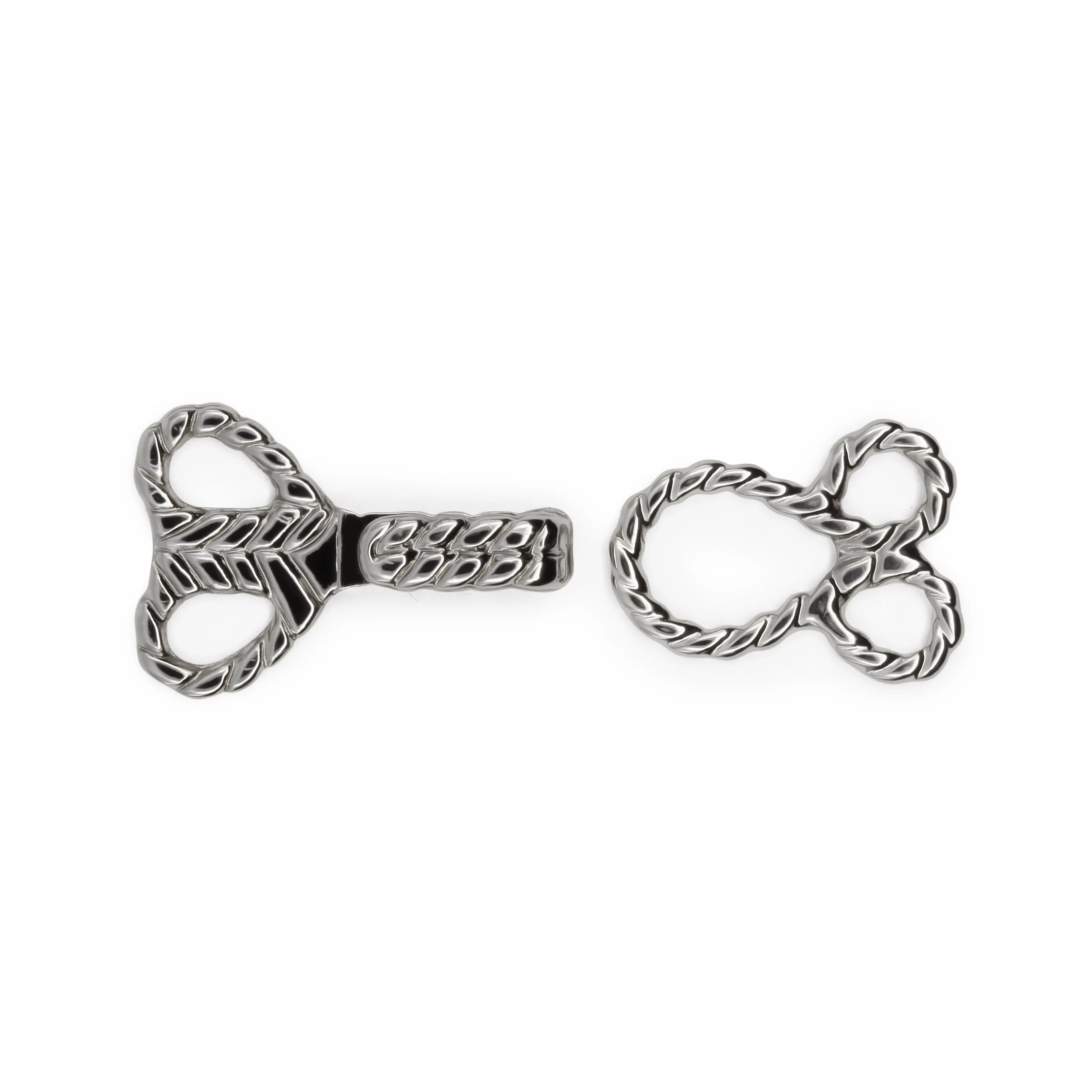 Decorative Hooks & Eyes, 2 Sets