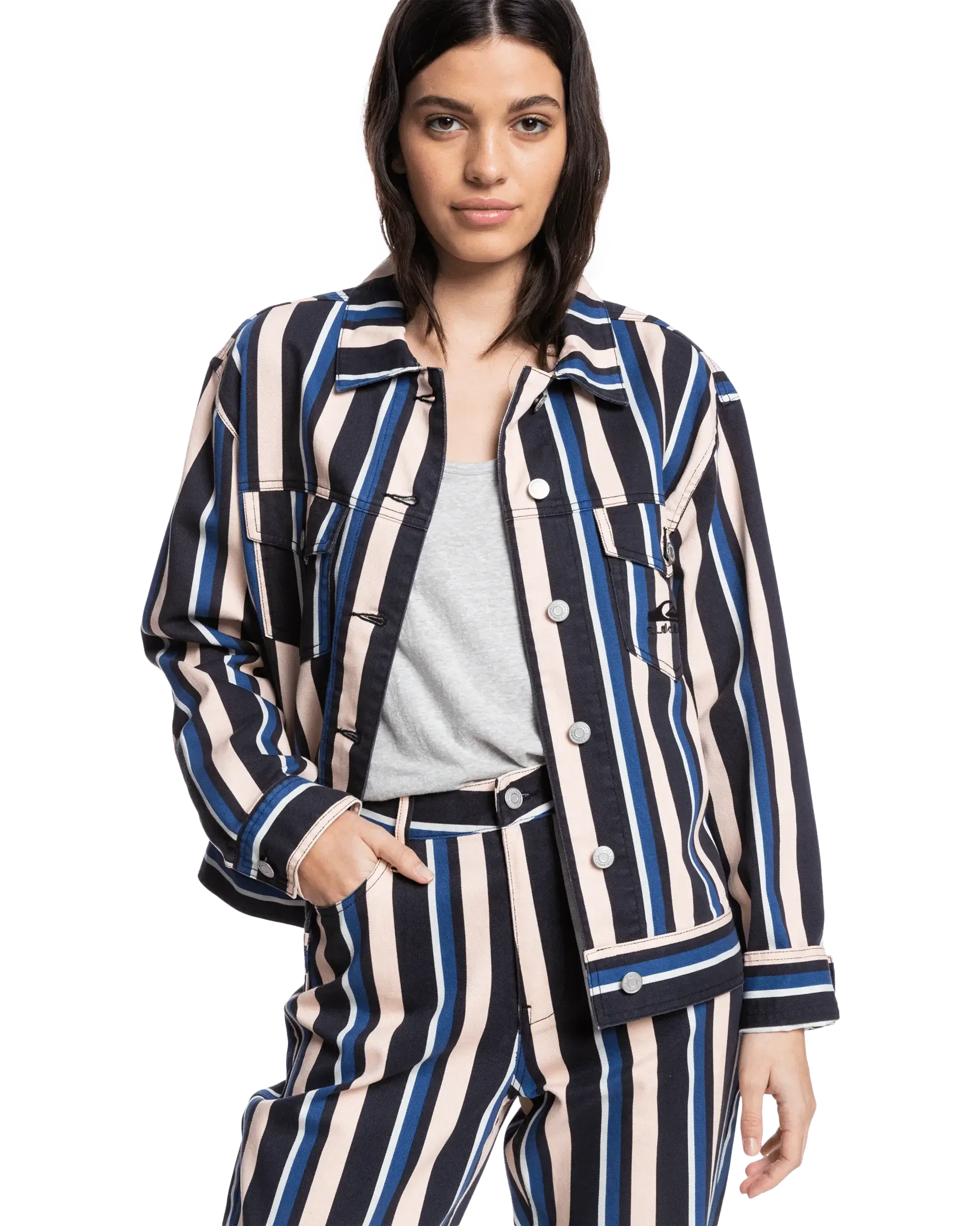 Dream Is On Jacket in Phantom Dream Stripe