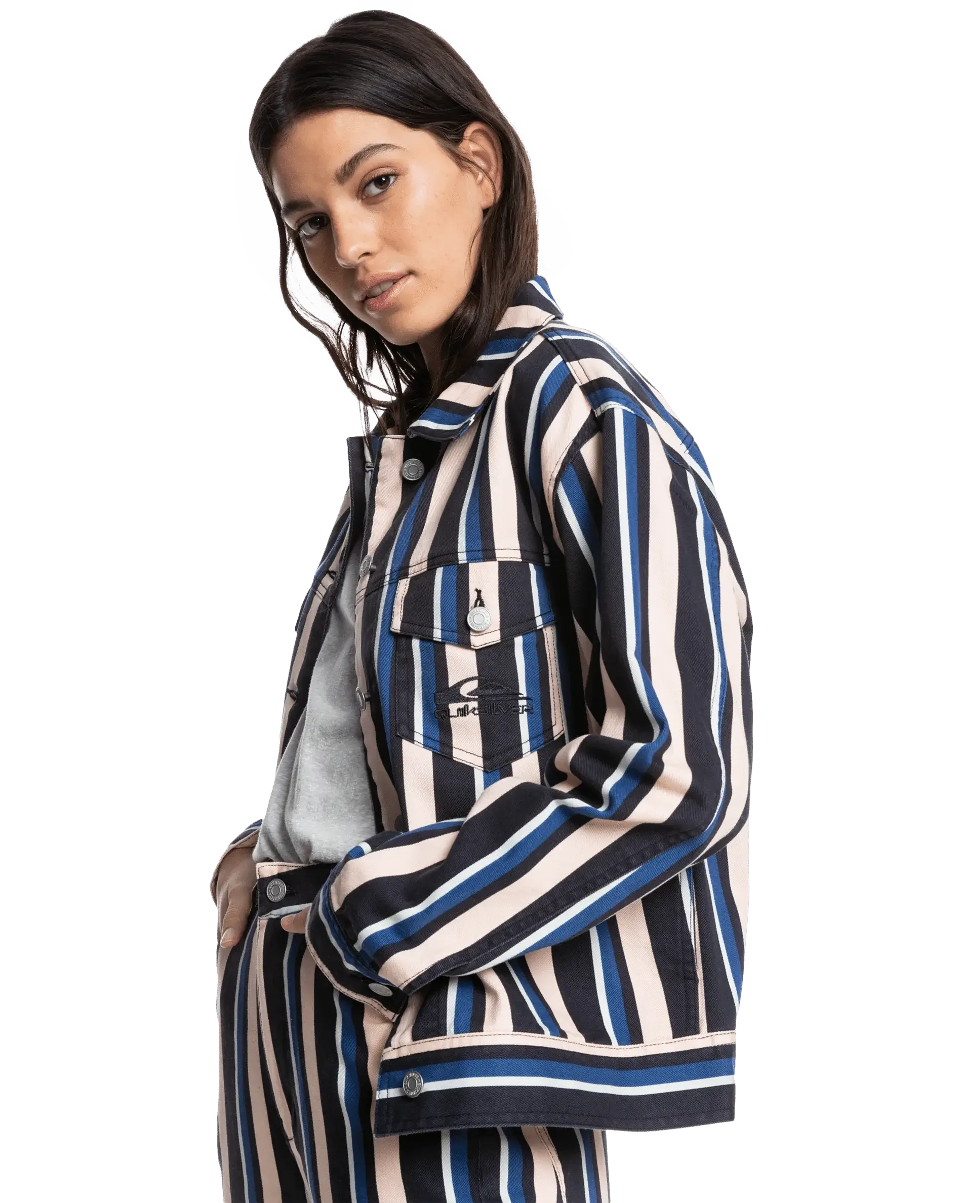 Dream Is On Jacket in Phantom Dream Stripe