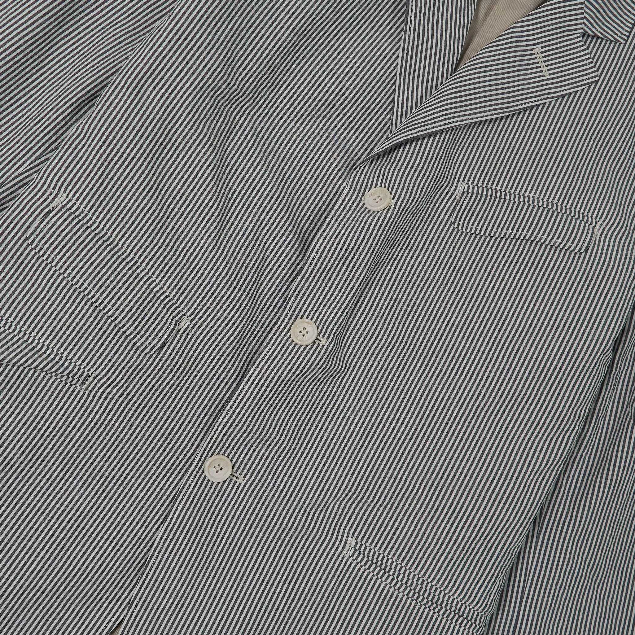 Engineered Garment Andover Seersucker Striped Blazer