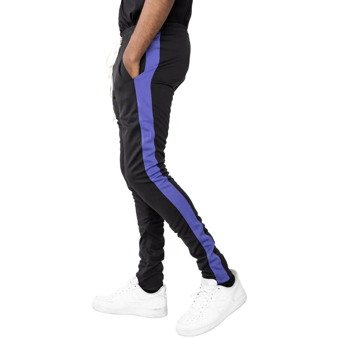 EPTM Black Track Pants w/Purple Stripe (EP8449)
