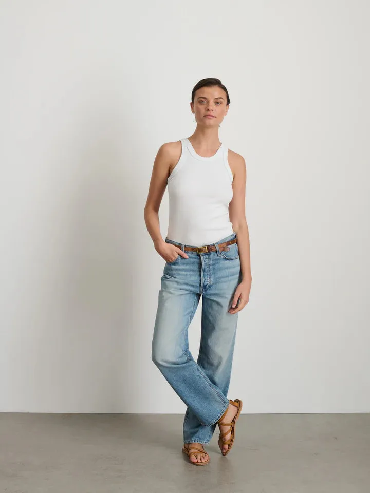 Everyday Rib Tank- Sea Salt