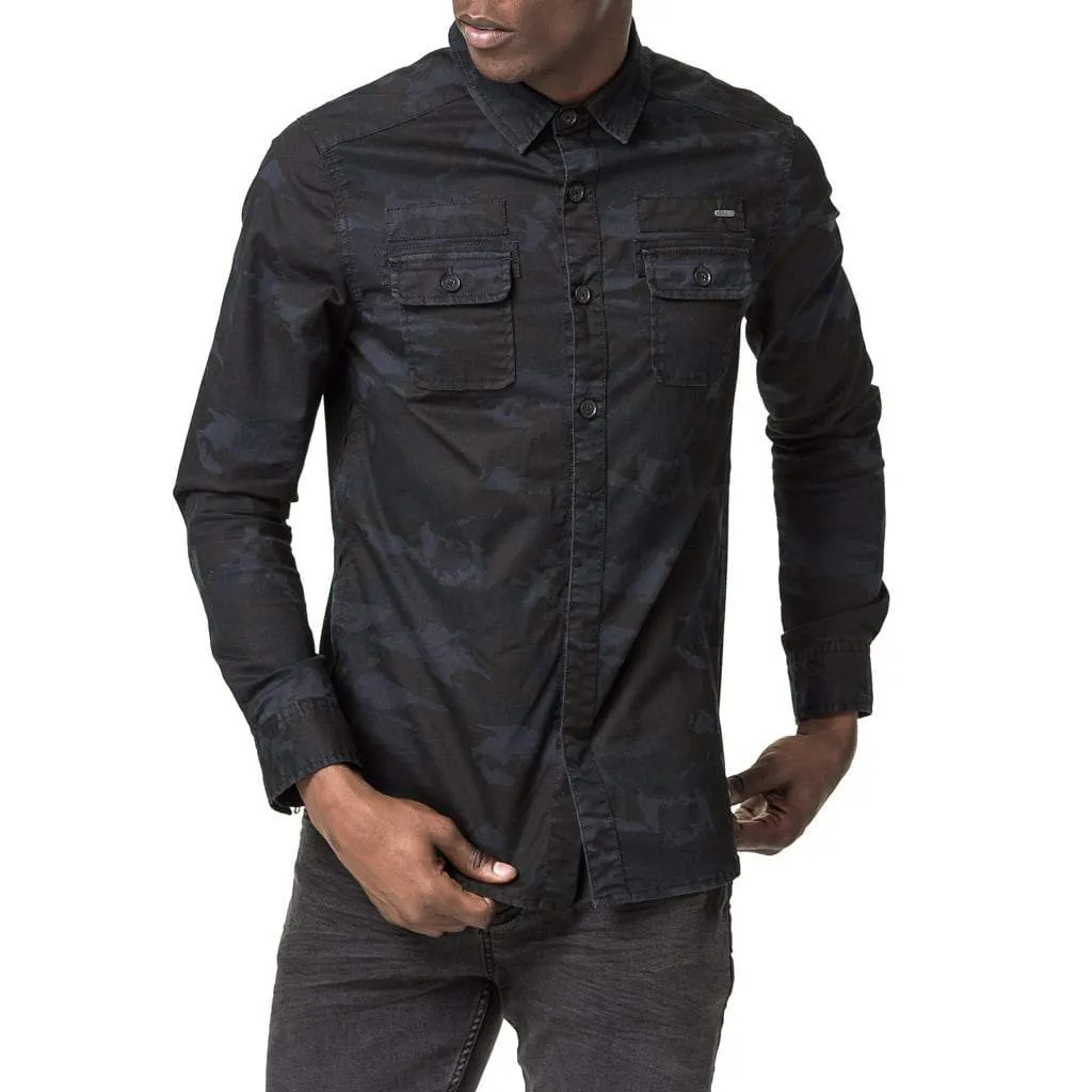 Fox Shirt - Navy