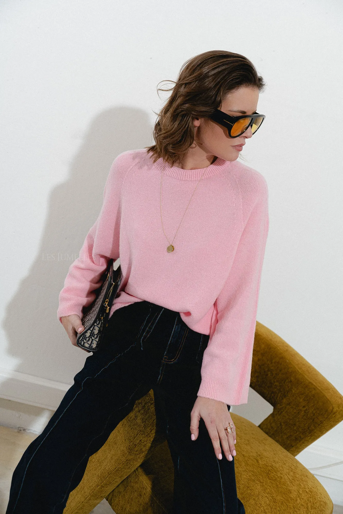 Gabriella jumper baby pink