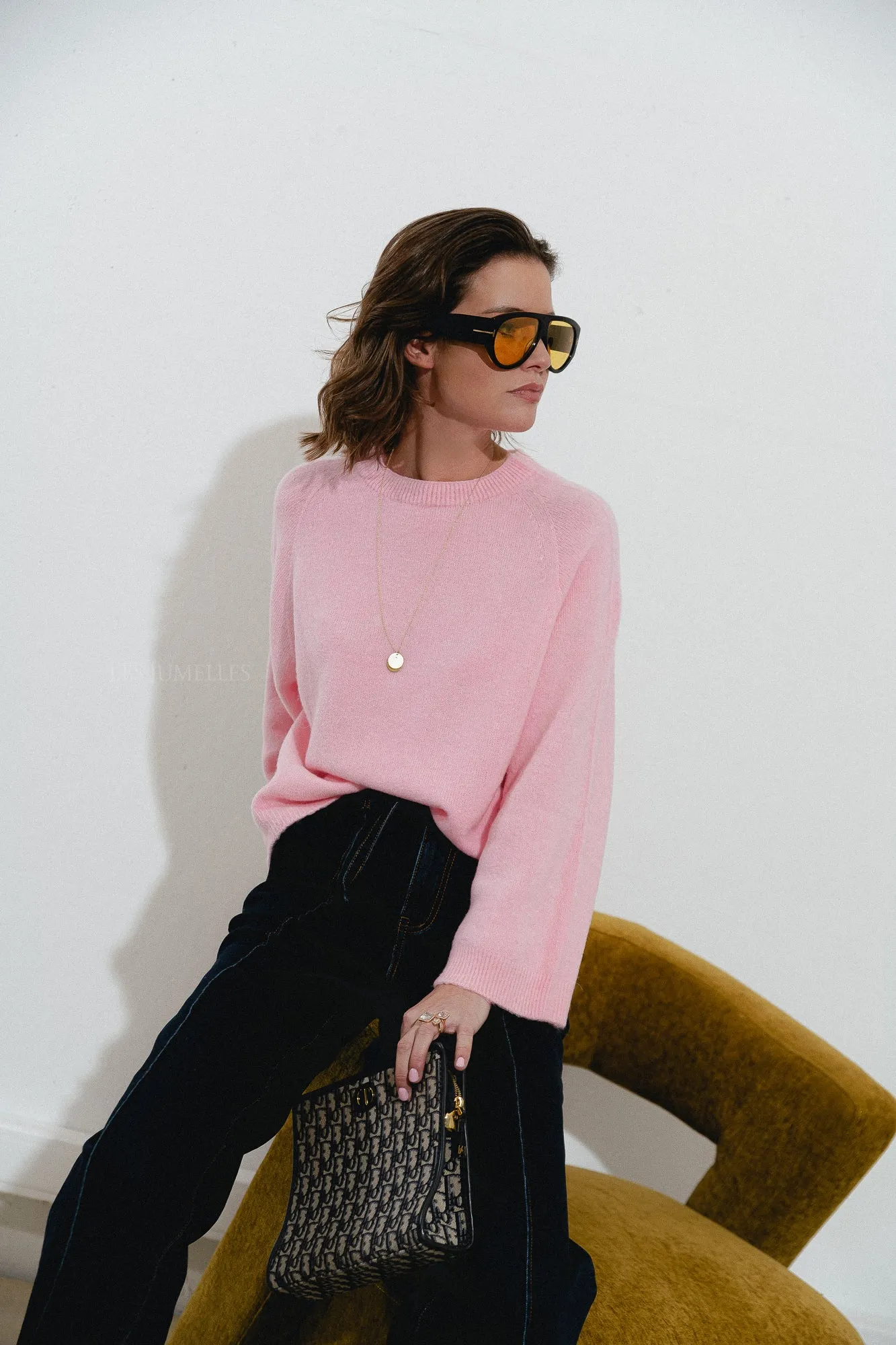 Gabriella jumper baby pink