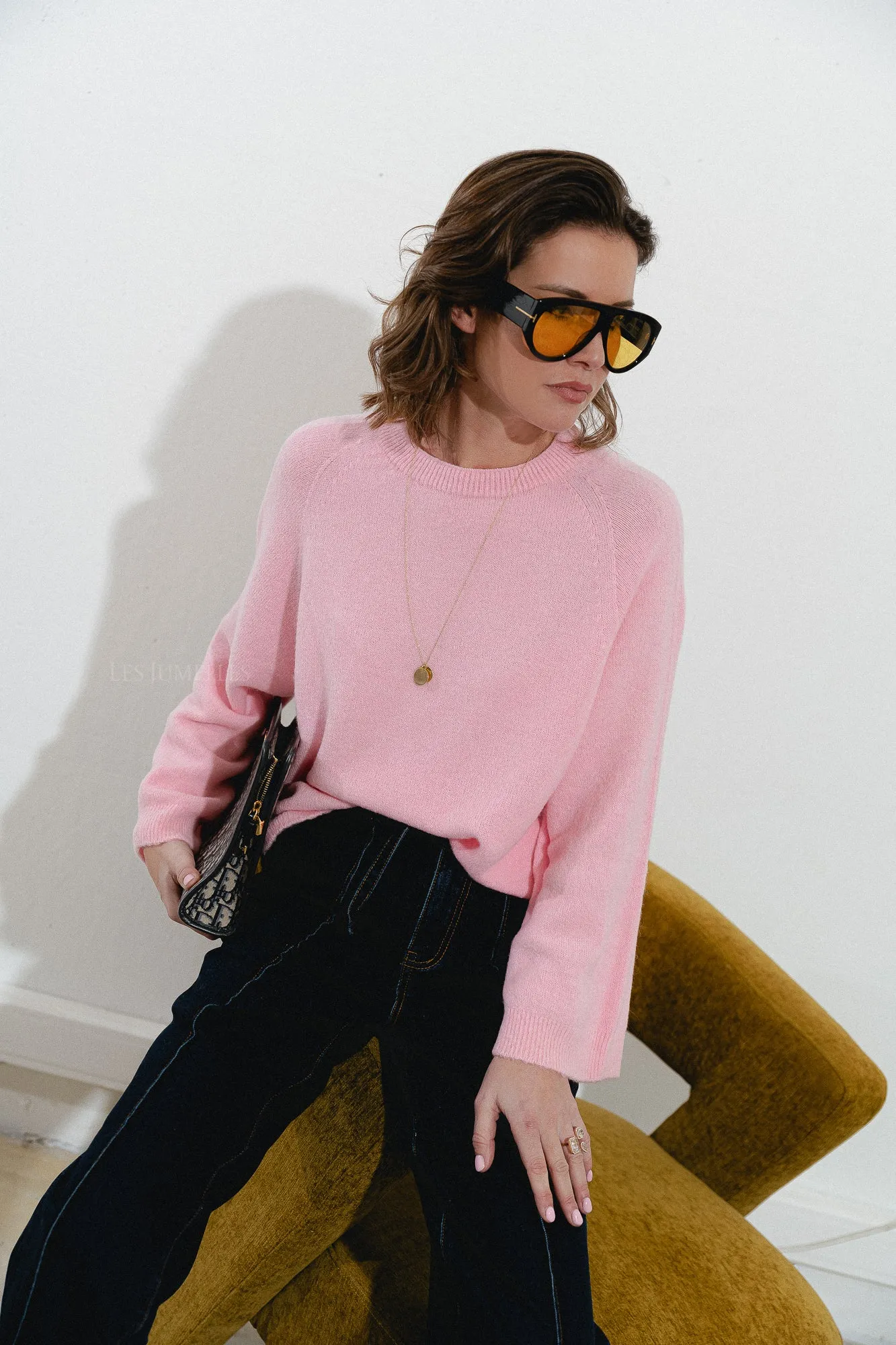 Gabriella jumper baby pink