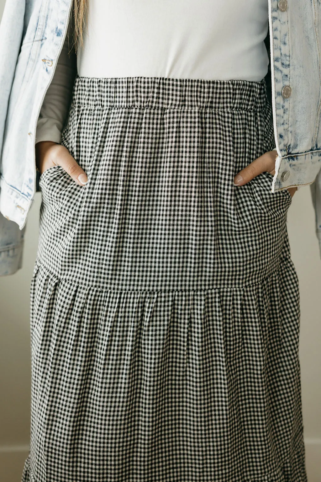 Gibson Skirt-Black/White