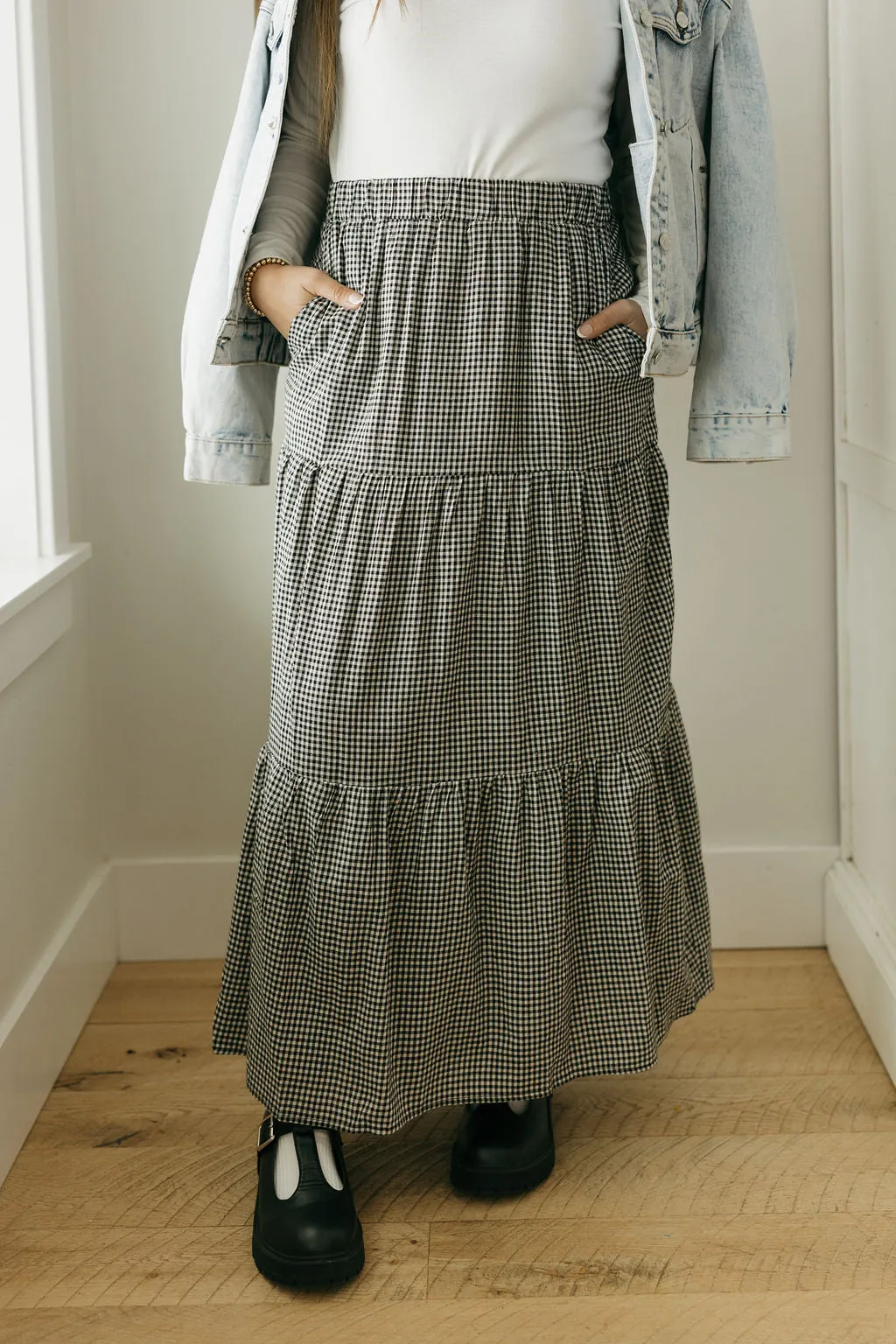 Gibson Skirt-Black/White