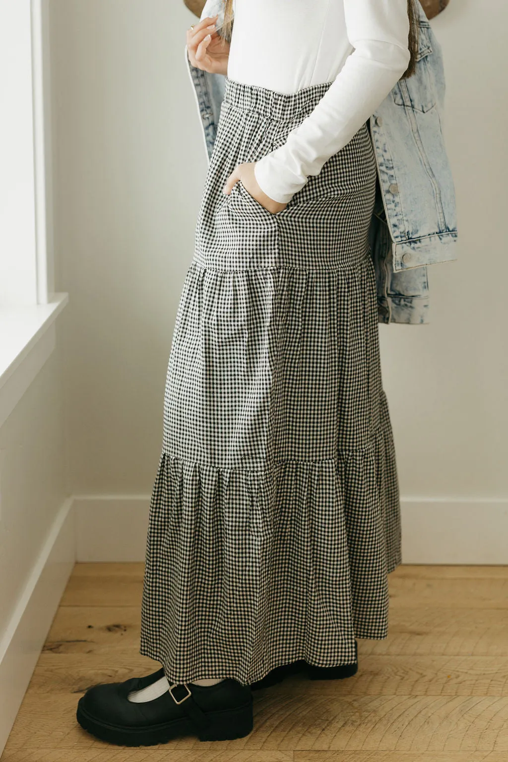 Gibson Skirt-Black/White
