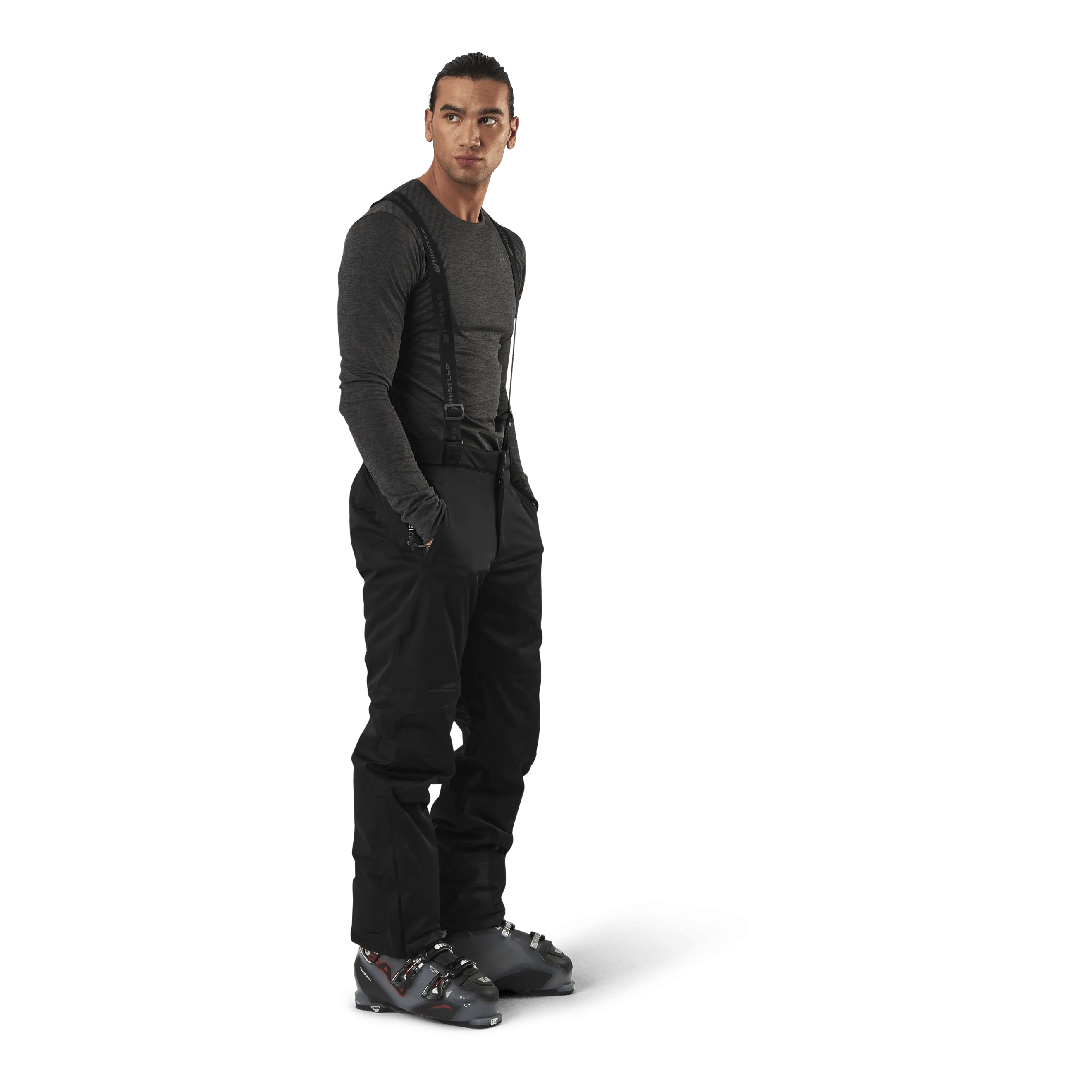 Gippslang Functional Ski Pants W-PRO 15000 Black