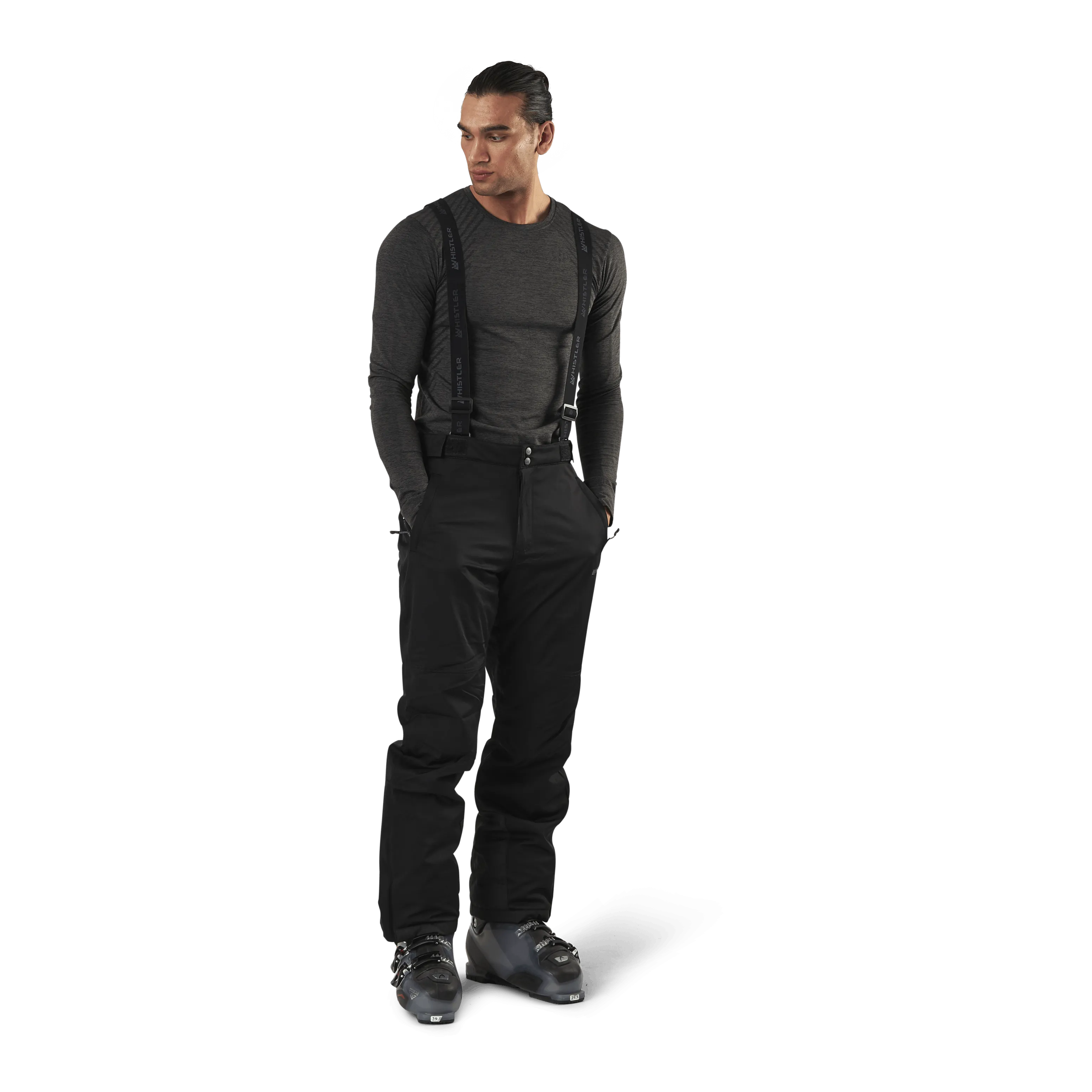 Gippslang Functional Ski Pants W-PRO 15000 Black