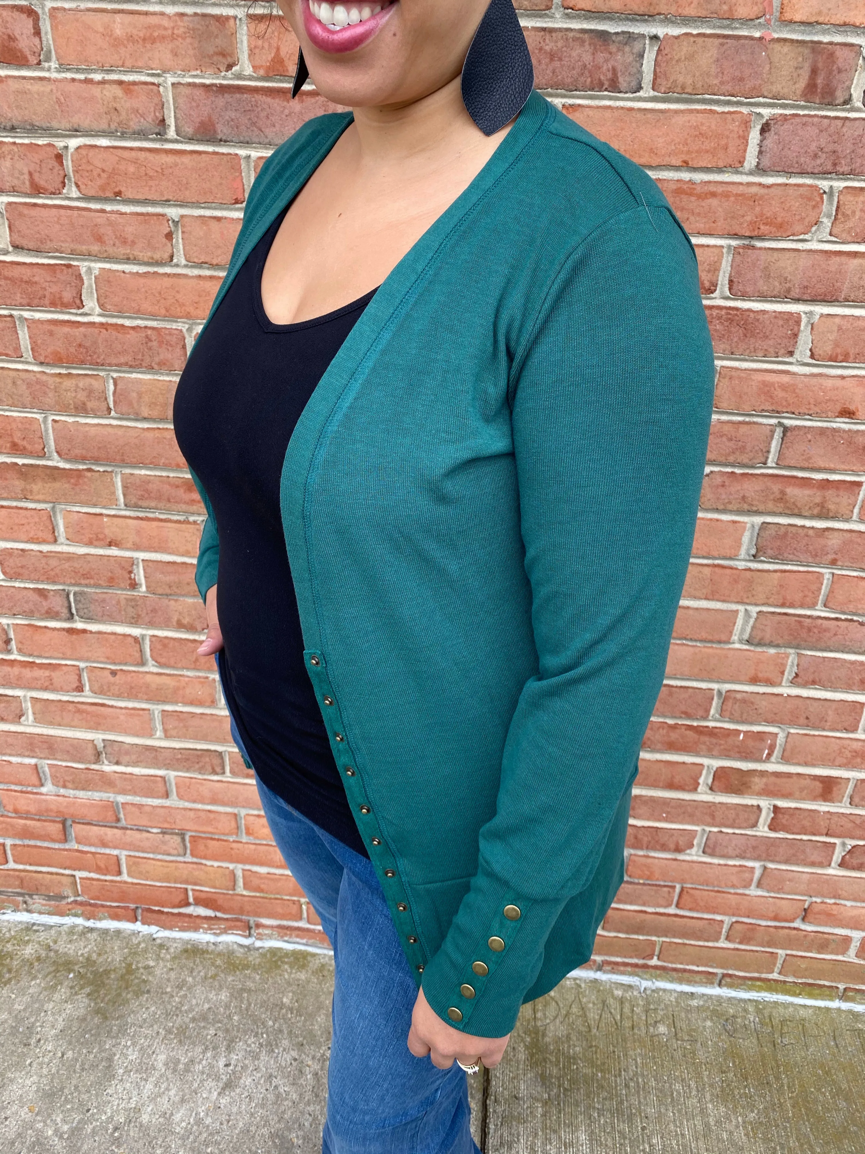 #H200 Holly Snap Cardigan