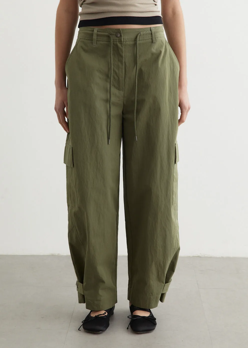 Harpa Barrel Leg Cargo Pants