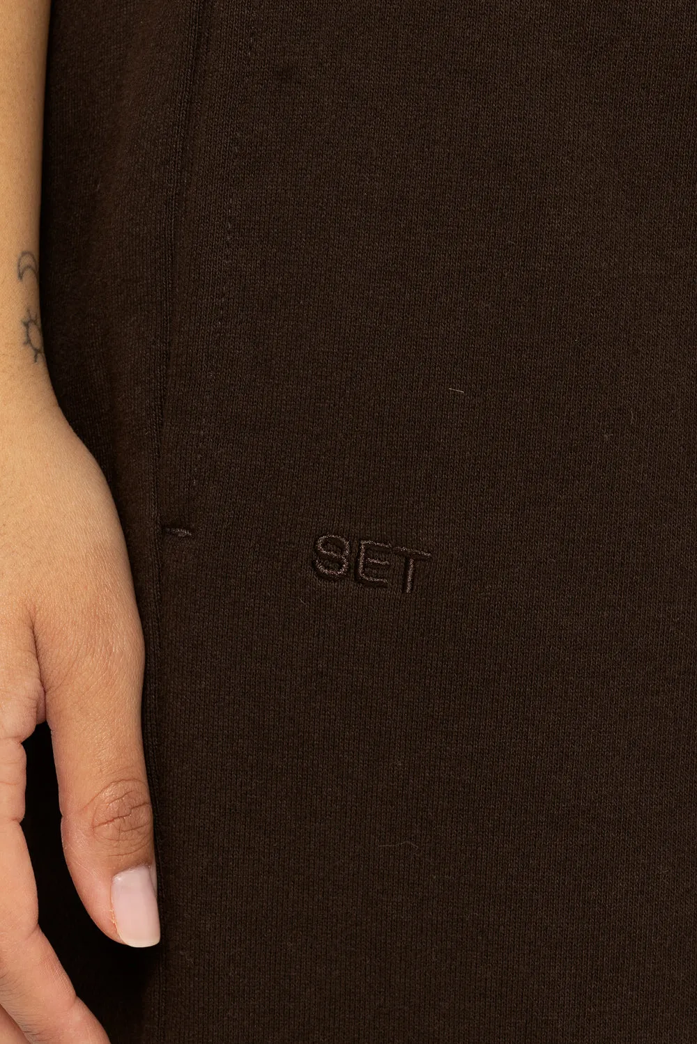 HEAVYWEIGHT SWEATS SWEAT SHORTS - ESPRESSO
