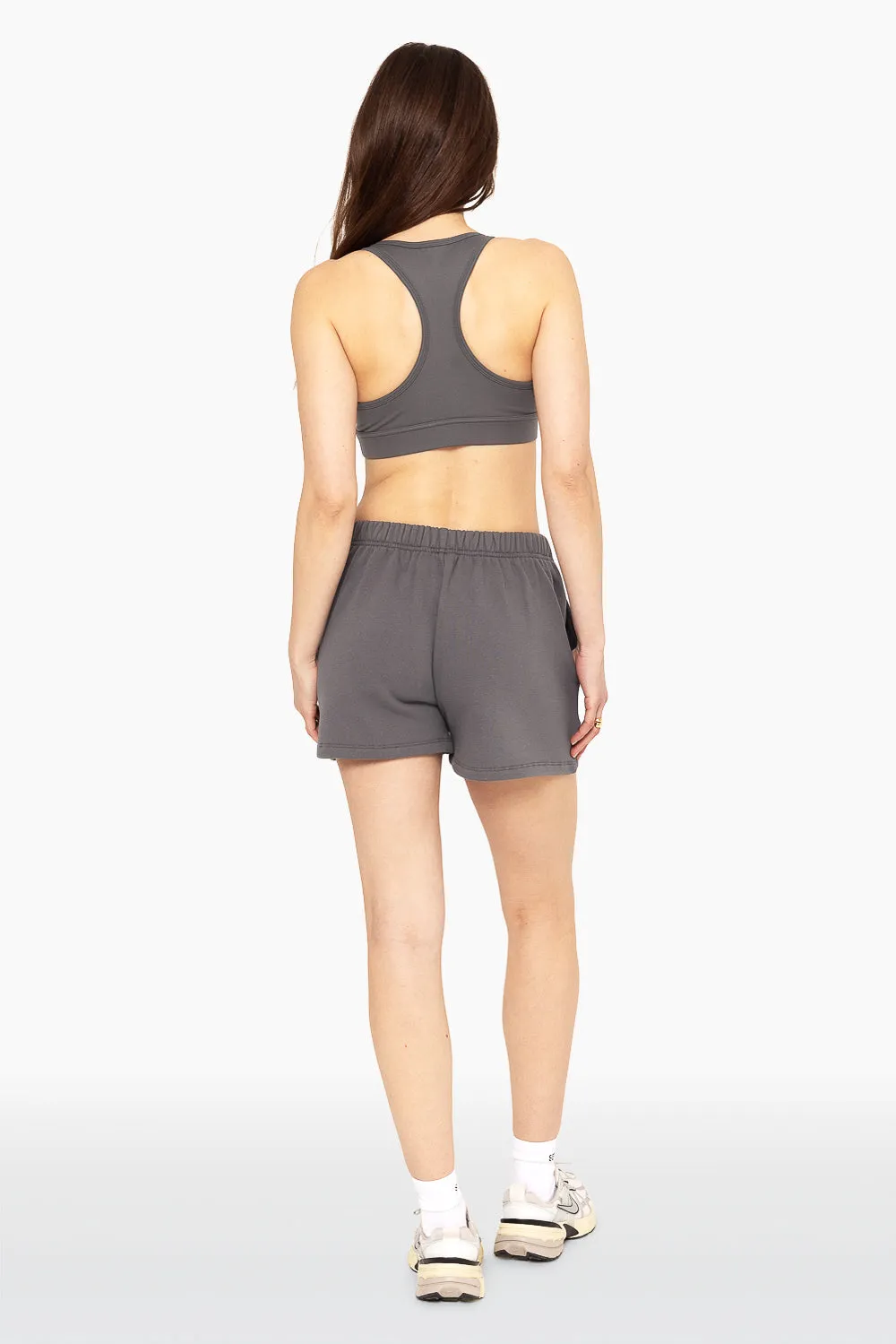 HEAVYWEIGHT SWEATS SWEAT SHORTS - GRAPHITE