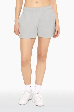 HEAVYWEIGHT SWEATS SWEAT SHORTS - HEATHER GREY