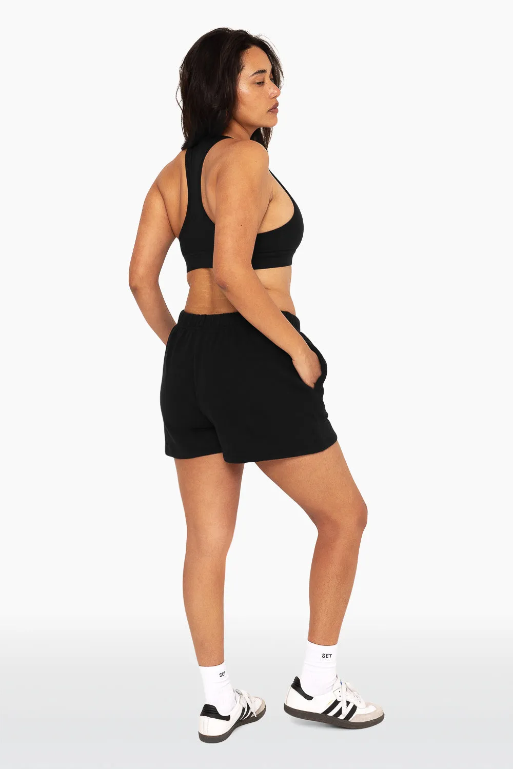 HEAVYWEIGHT SWEATS SWEAT SHORTS - ONYX