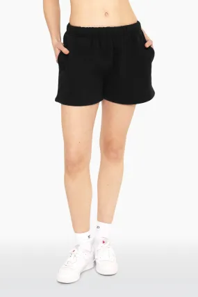HEAVYWEIGHT SWEATS SWEAT SHORTS - ONYX