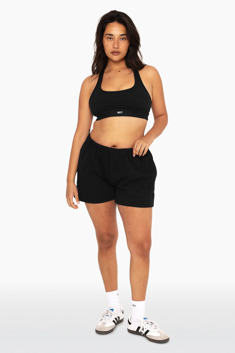 HEAVYWEIGHT SWEATS SWEAT SHORTS - ONYX