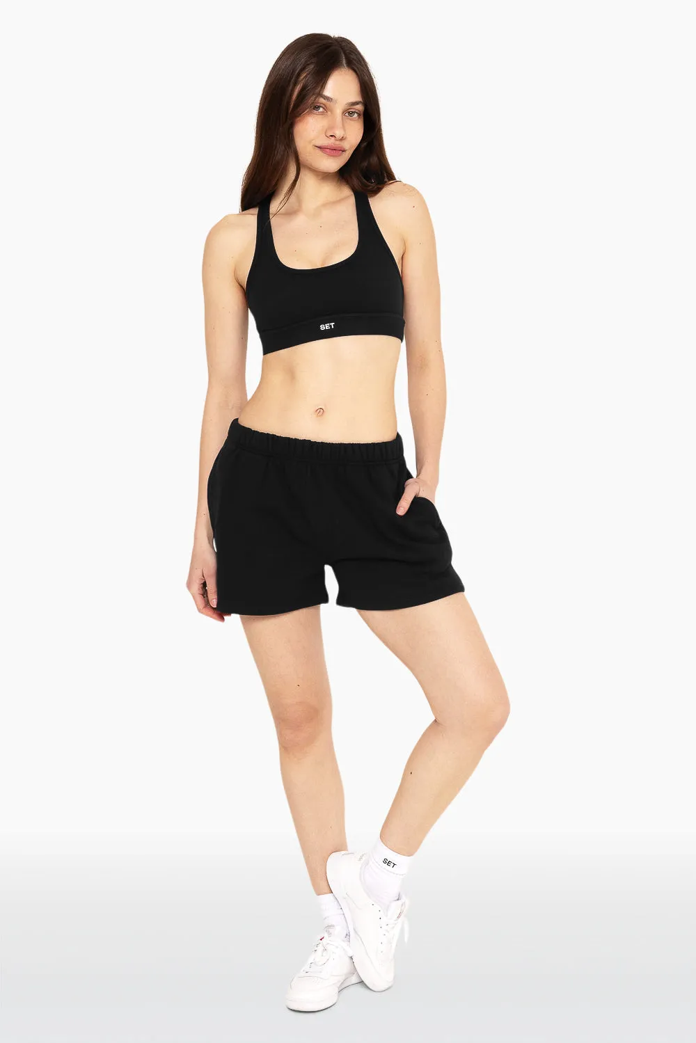 HEAVYWEIGHT SWEATS SWEAT SHORTS - ONYX