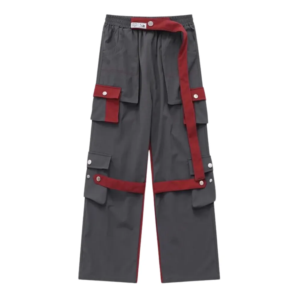 High Street Multi-Pocket Functional Cargo Pants