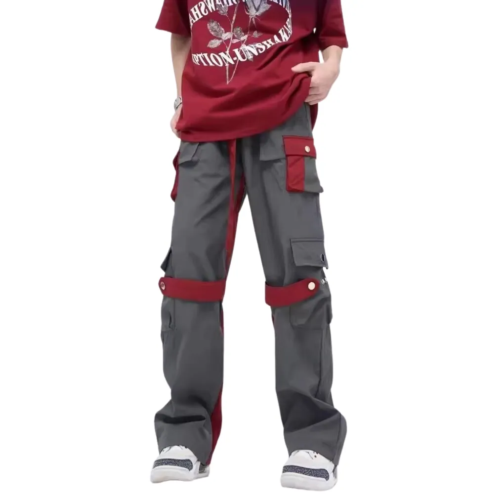 High Street Multi-Pocket Functional Cargo Pants