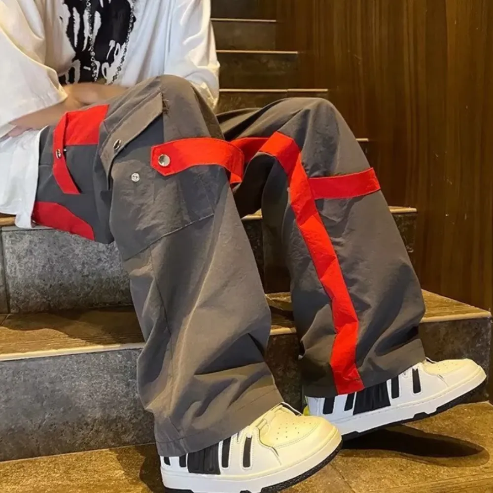 High Street Multi-Pocket Functional Cargo Pants