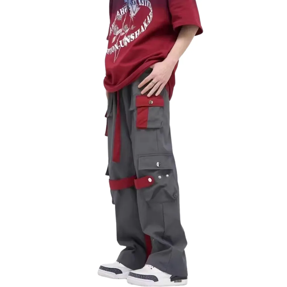 High Street Multi-Pocket Functional Cargo Pants